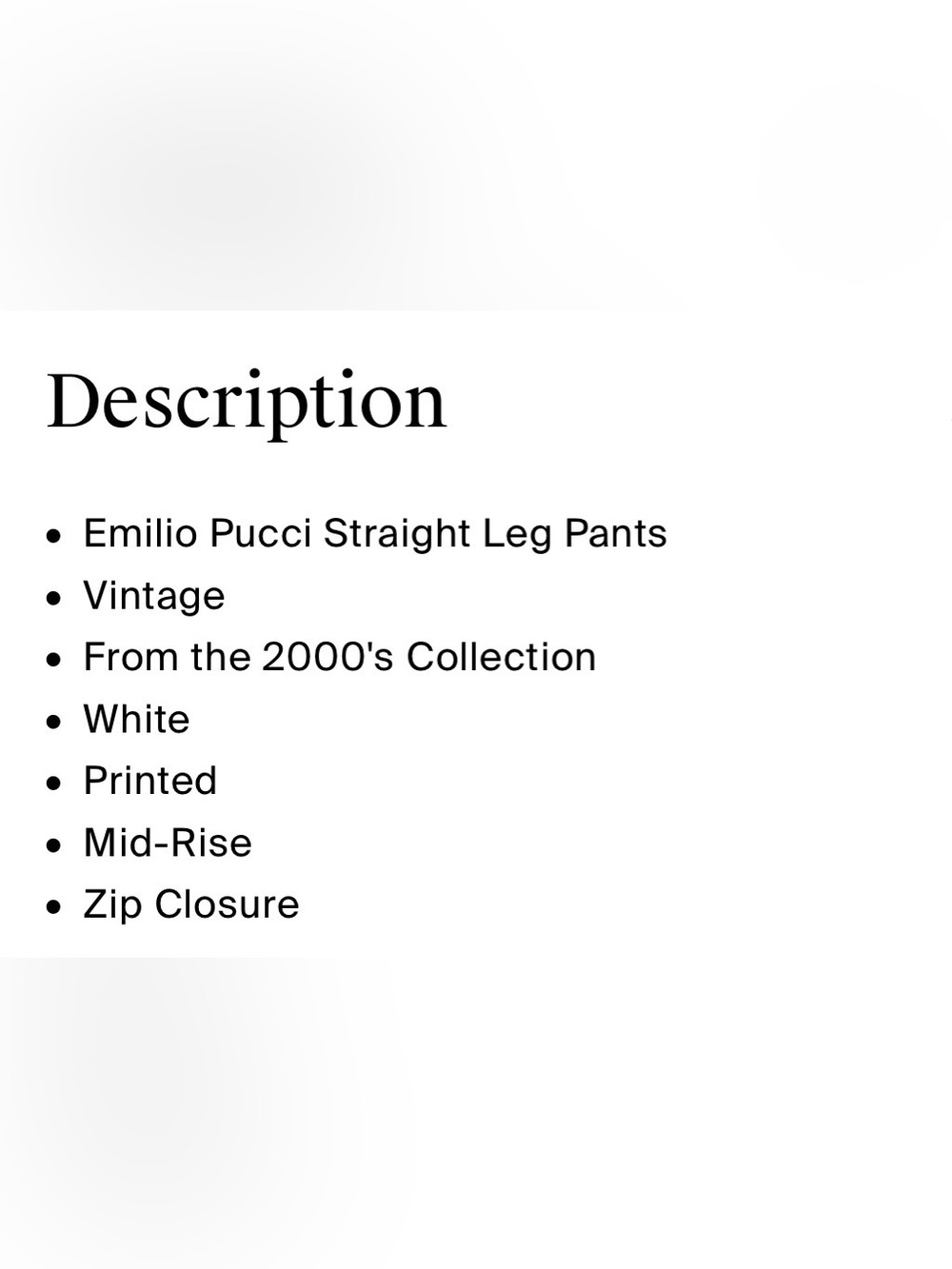 Emilio Pucci Vintage straight leg jeans - Small - Picture 2 of 3